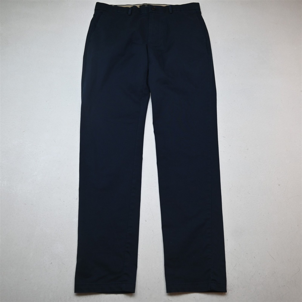 Banana Republic 32x34 Navy Blue 869396 Slim Core Temp Chino Mens Pants